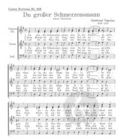Du großer Schmerzensmann (Gottfried Vopelius) 
