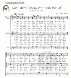 Auf, ihr Hirten, von dem Schlaf (Josef Butz) 