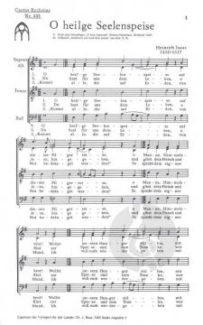 O heilige Seelenspeise (Heinrich Isaac) 