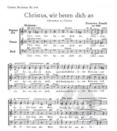 Christus, wir beten dich an (F. Rosselli) 