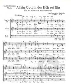 Allein Gott in der Höh sei Ehr (Leonhart Schröter) 