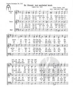 Ihr Himmel, taut geschwind herab (Josef Butz) 