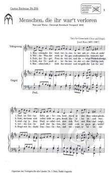 Menschen, die ihr wart verloren (Josef Butz) 