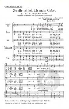 Zu dir schick ich mein Gebet (Josef Butz) 