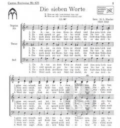Die sieben Worte (Hans Leo Haßler) 