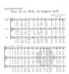 Nun ist es Zeit, zu singen hell (Joachim von Burgk) 