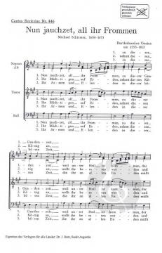 Nun jauchzet, all ihr Frommen (Bartholomäus Gesius) 