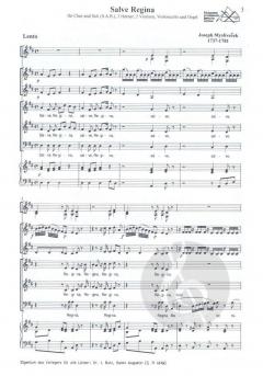 Salve Regina (Josef Myslivecek) 