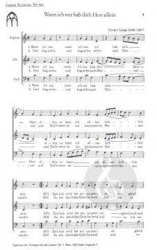 Wann ich nur hab dich Herr allein (Gregor Lange) 