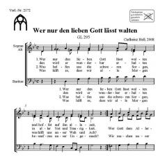 Wer nur den lieben Gott lässt walten (Carlheinz Heß) 