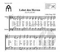 Lobet den Herren, alle die ihn ehren (Lothar Graap) 
