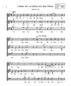 Drei kleine Motetten zur Beerdigung und zum Totensonntag (Lothar Graap) 