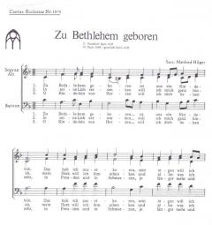 Zu Bethlehem geboren (Manfred Hilger) 