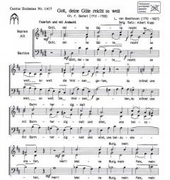 Gott, deine Güte reicht so weit (Ludwig van Beethoven) 