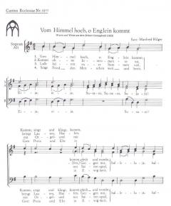 Vom Himmel hoch ihr Englein kommt (Manfred Hilger) 