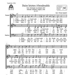 Beim letzten Abendmahle von Werner Spaniol 