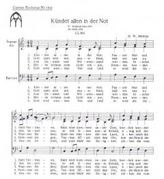 Kündet allen in der Not (Wolfgang Merkes) 