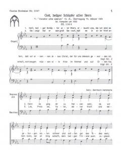 Gott, heilger Schöpfer aller Stern (Bernhard Hemmerle) 