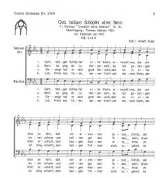 Gott, heilger Schöpfer aller Stern (Albert Kupp) 