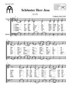 Schönster Herr Jesu (Carlheinz Heß) 
