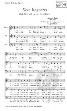 Vere languores (Antonio Lotti) 