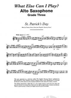 What Else Can I Play? Alto Saxophone Grade 3 