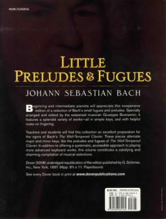 Little Preludes And Fugues von Johann Sebastian Bach 