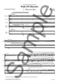 Path Of Miracles (Vocal Score) (Joby Talbot) 