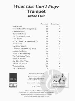 What Else Can I Play? Trumpet Grade 4 im Alle Noten Shop kaufen