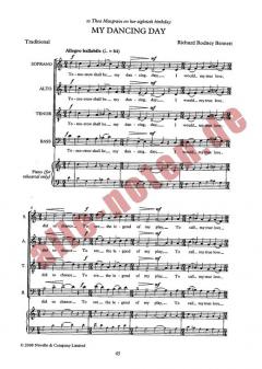 My Dancing Day von Richard Rodney Bennett 