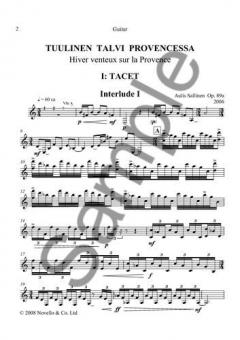 A Windy Winter In Provence von Aulis Sallinen 