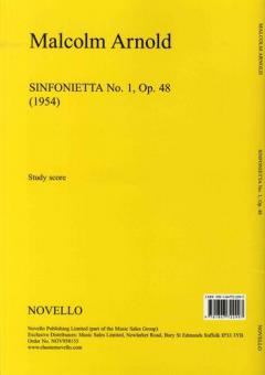 Sinfonietta No.1 Op. 48 von Malcolm Arnold 