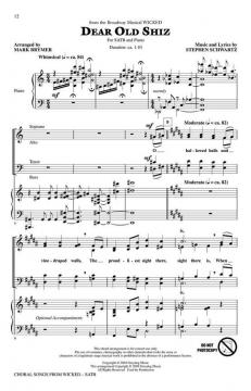 Choral Songs From Wicked (Stephen L. Schwartz) 