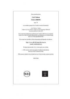 Dream of Saga Op. 39 von Carl Nielsen 