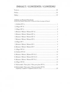 Stücke aus dem Nannerl-Notenbuch von Wolfgang Amadeus Mozart 