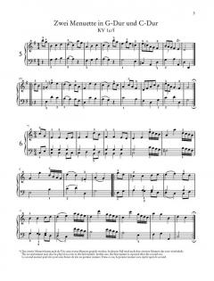 Stücke aus dem Nannerl-Notenbuch von Wolfgang Amadeus Mozart 