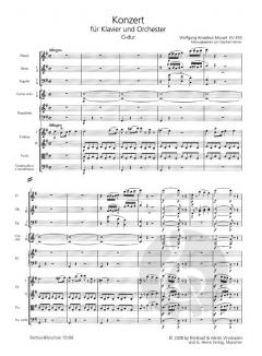 Klavierkonzert G-dur KV 453 von Wolfgang Amadeus Mozart 