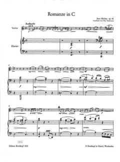 Romanze in C op. 42 von Jean Sibelius 