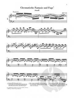 Chromatische Fantasie und Fuge d-Moll von Johann Sebastian Bach 