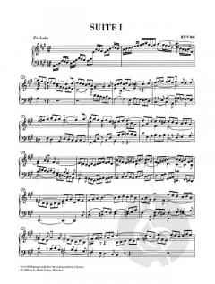 Englische Suiten Nr. 1-3 BWV 806-808 von Johann Sebastian Bach 