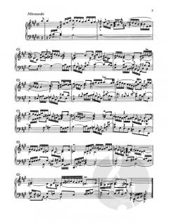 Englische Suiten BWV 806-811 von Johann Sebastian Bach 