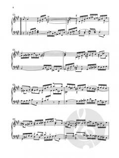 Englische Suiten BWV 806-811 von Johann Sebastian Bach 