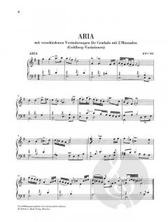 Goldberg-Variationen BWV 988 von Johann Sebastian Bach 