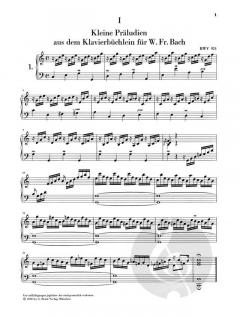 Kleine Präludien und Fughetten von Johann Sebastian Bach 