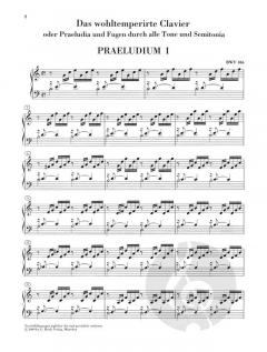 Präludium und Fuge in C-Dur BWV 846 von Johann Sebastian Bach 