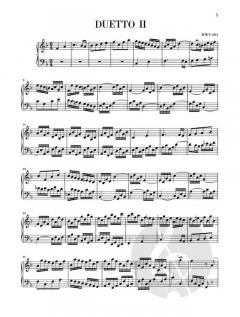 Vier Duette BWV 802-805 von Johann Sebastian Bach 