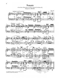 Klaviersonate Nr. 12 As-dur op. 26 von Ludwig van Beethoven im Alle Noten Shop kaufen