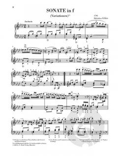 Variationen f-moll (Sonate) Hob. XVII:6 von Joseph Haydn 