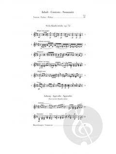 Sechs Kinderstücke op. 72 von Felix Mendelssohn Bartholdy 