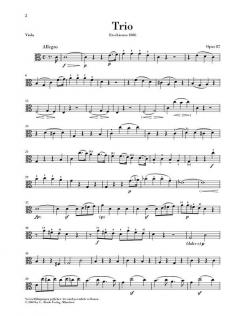 Trio C-dur op. 87 von Ludwig van Beethoven 